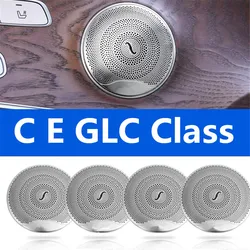 Car Door Audio Cover Interior Decoration Accessories For Mercedes Benz GLC E C Class W213 W205 X253 GLC200 GLC260 GLC300 E300