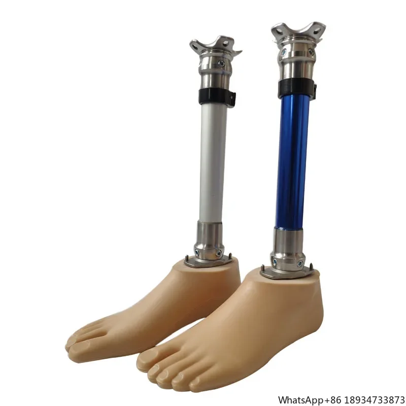 below knee prosthesis 100kg load weight prosthetic leg with sach foot and aluminum prosthetic parts