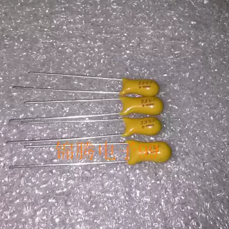 10-100pcs brand new original imported direct insertion capacitor 16V 3.3UF 335F