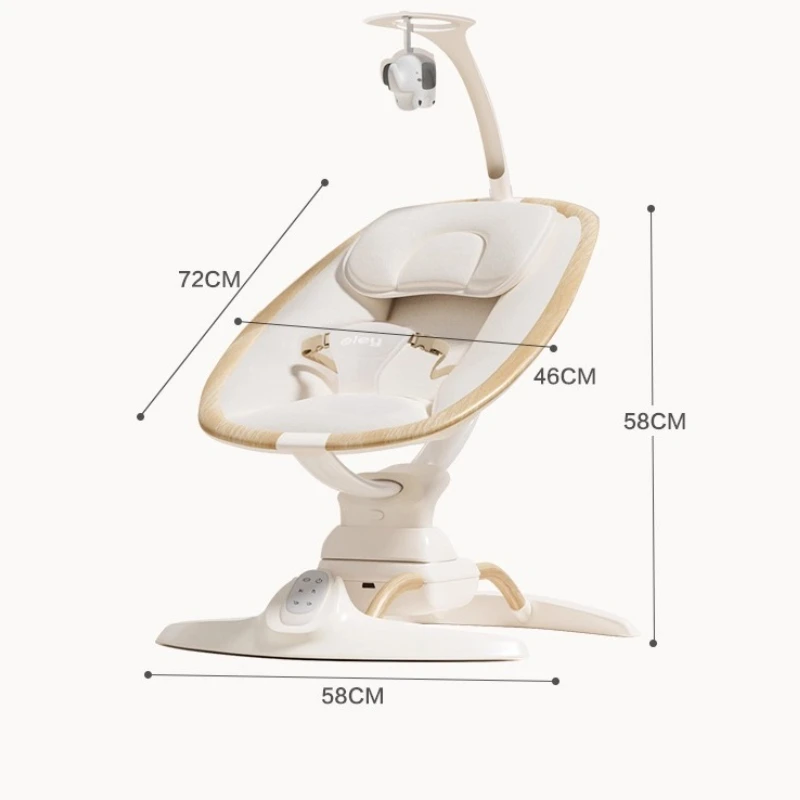 Baby Swings for Infants,Bluetooth Infant Swing with Music Speaker,Remote Control-Portable Baby Rocking Chairs for Indoor Outdoor