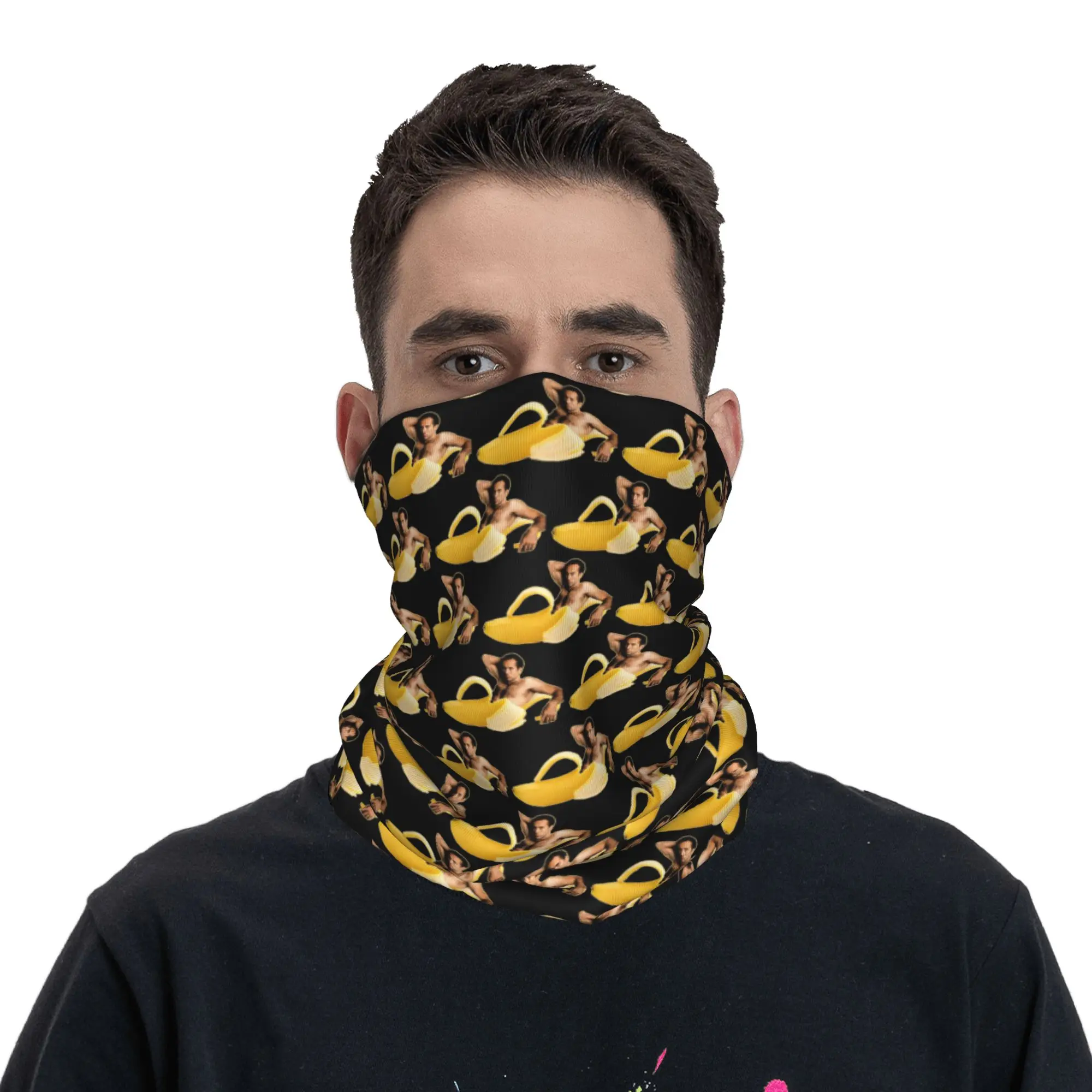 Vintage nicolas em banana bandana inverno pescoço mais quente feminino à prova de vento envoltório rosto cachecol para caminhadas gaiter bandana