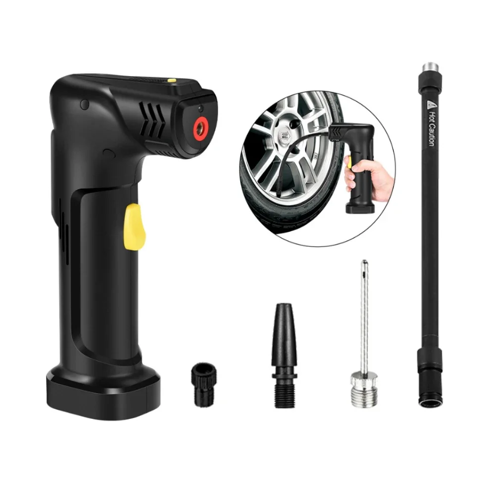 

Handheld Rechargeable Car Portable Electric LCD Display Smart Car Air Pump Tyre Inflator Air Compressor Pump