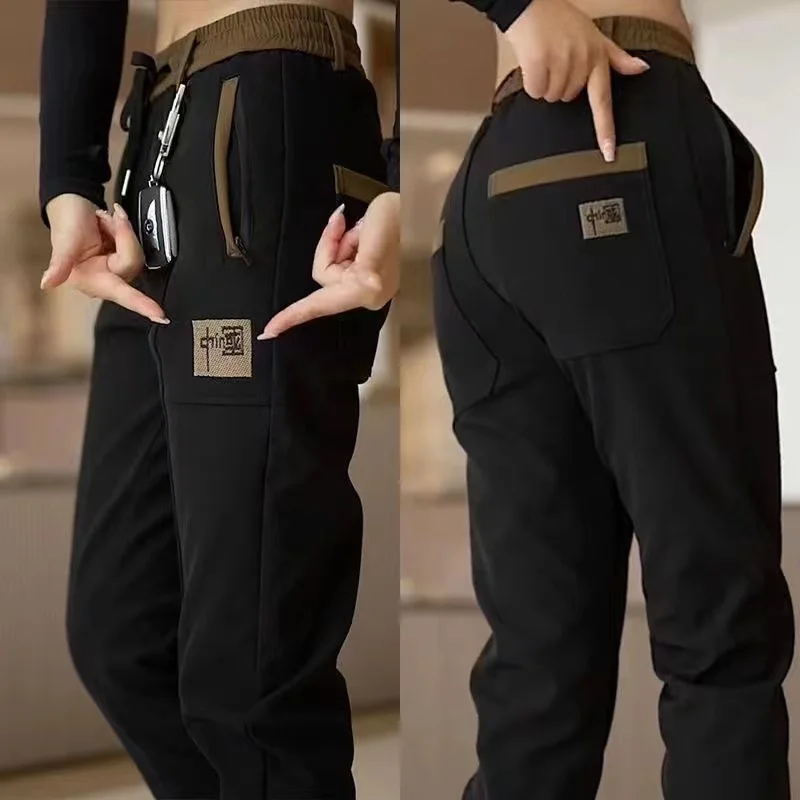 New Chinese Style Casual Mens Pants Summer Ice Silk Mid-Waist Elastic Straight Trousers Confortable Breathable Sports Pants