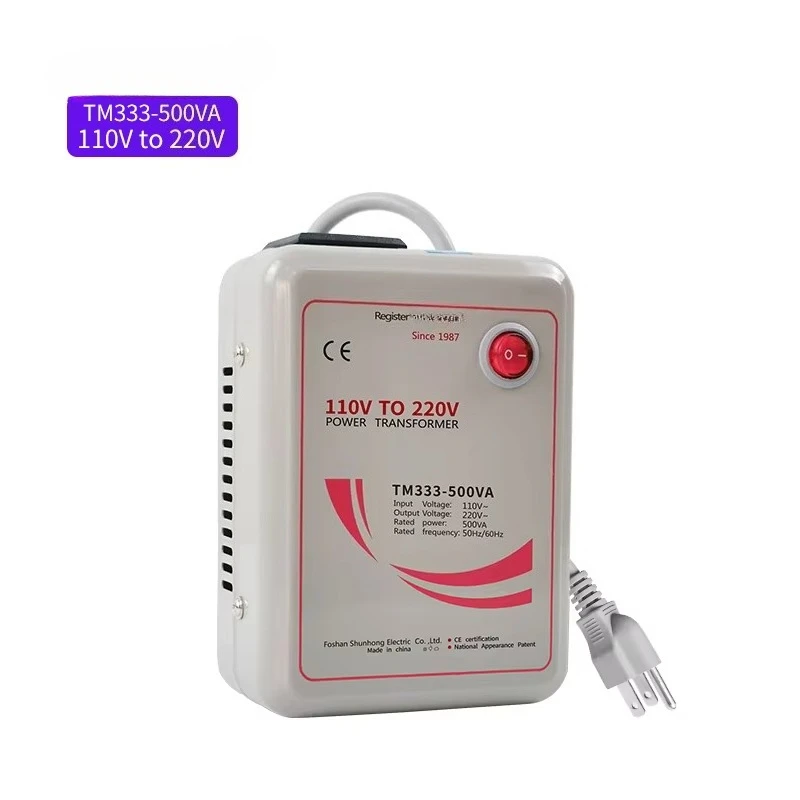 

500W Single Phase Aluminum Winding Toroidal Power Converter CE ROHS FCC for 110V 220V Step Transformer Made China