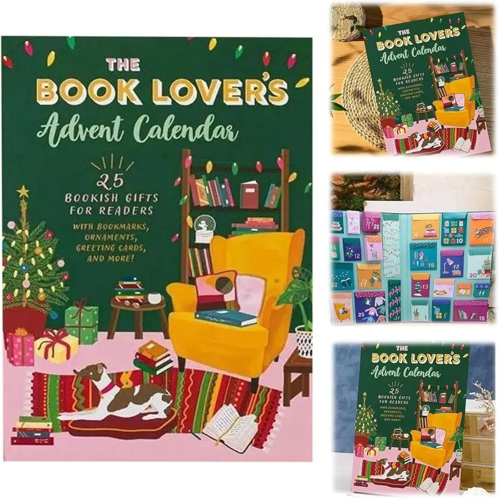 New Year The Book Lover's Advent Calendar Home Decor With 25 Bookish Gifts Advent Calendar 2024 Christmas Countdown Calendar