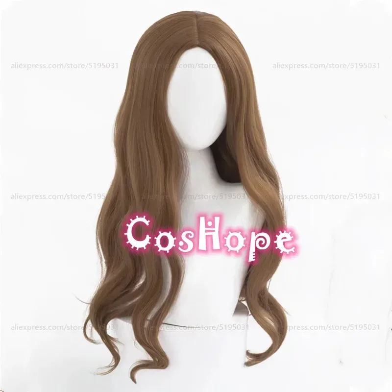 Vivi 2025 psychologue Ada Mesmer 65 cm de Long bouclés marron Anime Cosplay perruque résistant à la chaleur perruques synthétiques