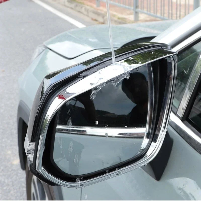 For Toyota Rav4 Rav 4 2014 2015-2022 2023 2024 2025 Rearview Mirror Trim Rain Eyebrow Frame Shell Car Auto Parts Supplies