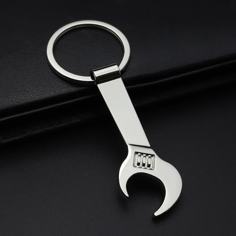 Creative Mini Wrench Shape Beer Bottle Opener Multi-function Key Chain Engraved Name Personalized Custom LOGO Promotional Gifts