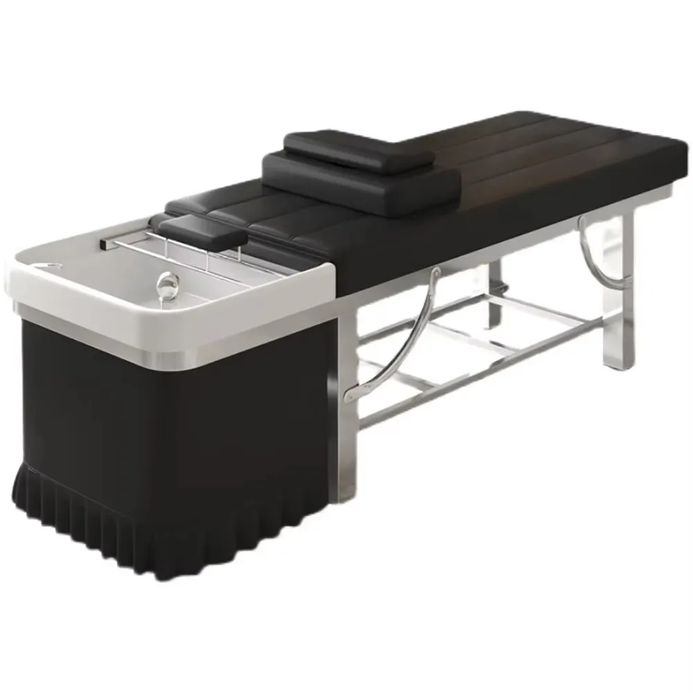 

Роскошная простая кровать с шампунем, современная уникальная простая скандинавская кресло с шампунем, роскошная эргономичная мебель для салона Cadeira De Barbearia