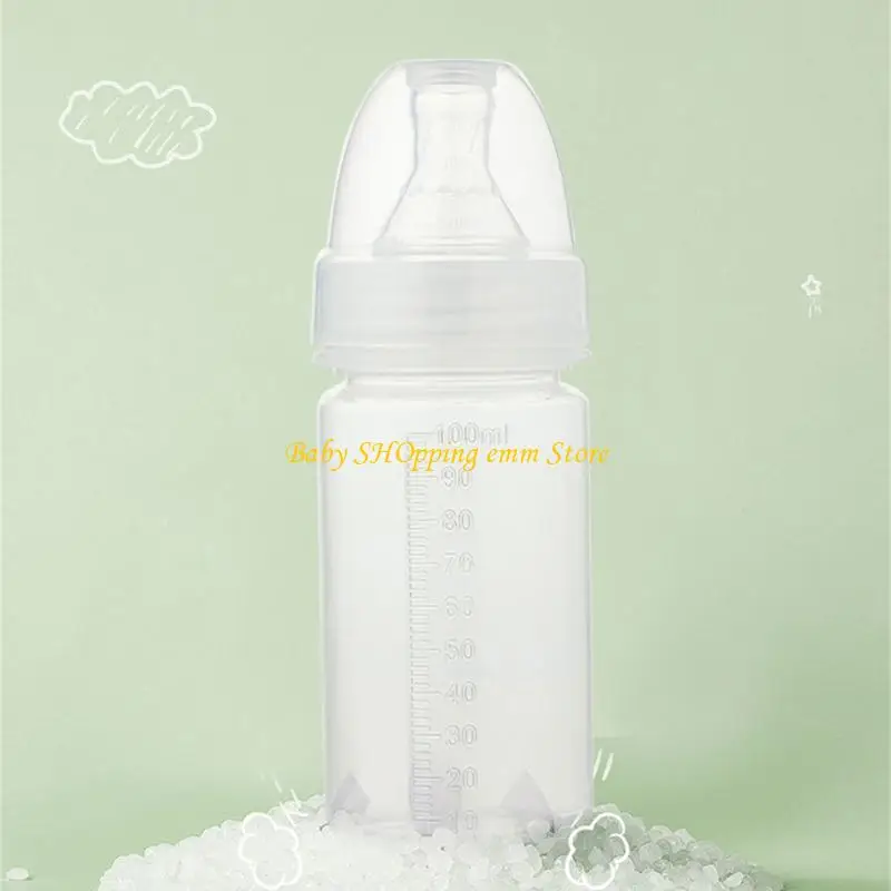 

23GD Single Use Baby Feeding Bottle 100ml Capacity Travel Friendly Design Milk Nursing Bottle with Protective Cover