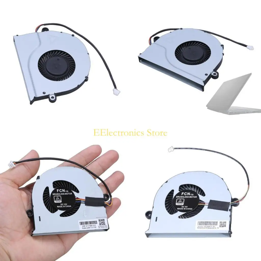 B03C Original CPU Cooling Fan DC5V 12V 0.5A Coolers for FX63V FZ63VD FX63VD FX63VD7300 GL503VD Radiators Fan