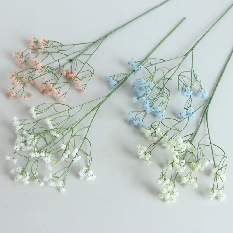 Artificial Baby Breath Flower White Gypsophila Diy Flower Arrangement Accessories Party Home Decoration Fake Wedding Flowers