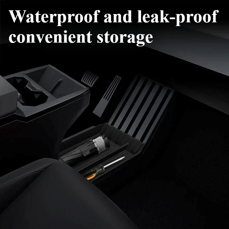 테슬라 사이버트럭 2024 중앙 제어 측면 장착 글로브 박스 파티션 수납함 내부 개조 액세서리 확장