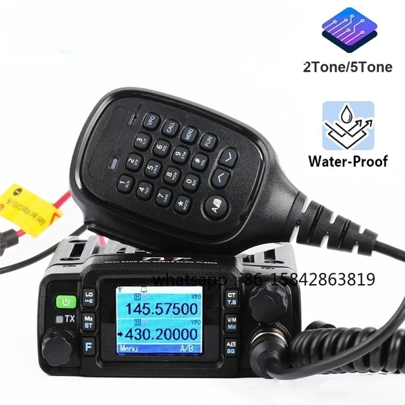 TYT TH-8600 25W High Power IP67 Waterproof Dual Band 136-174MHz/400-480MHz Amateur Radio TH8600 Car Mobile Walkie Talkie