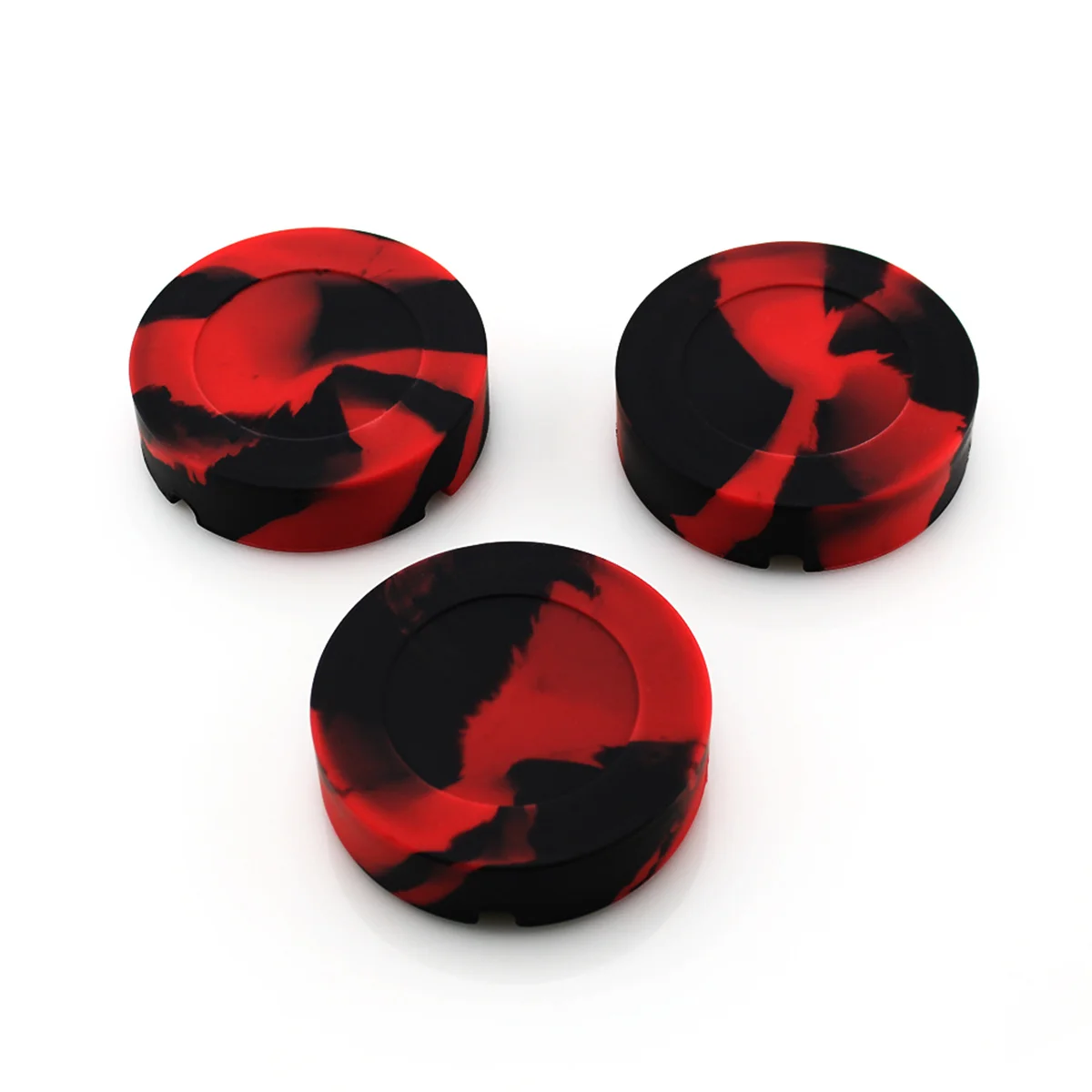 

Heat Resistant Ashtray Camouflage Silicone High Temperature Container Round Lightweight