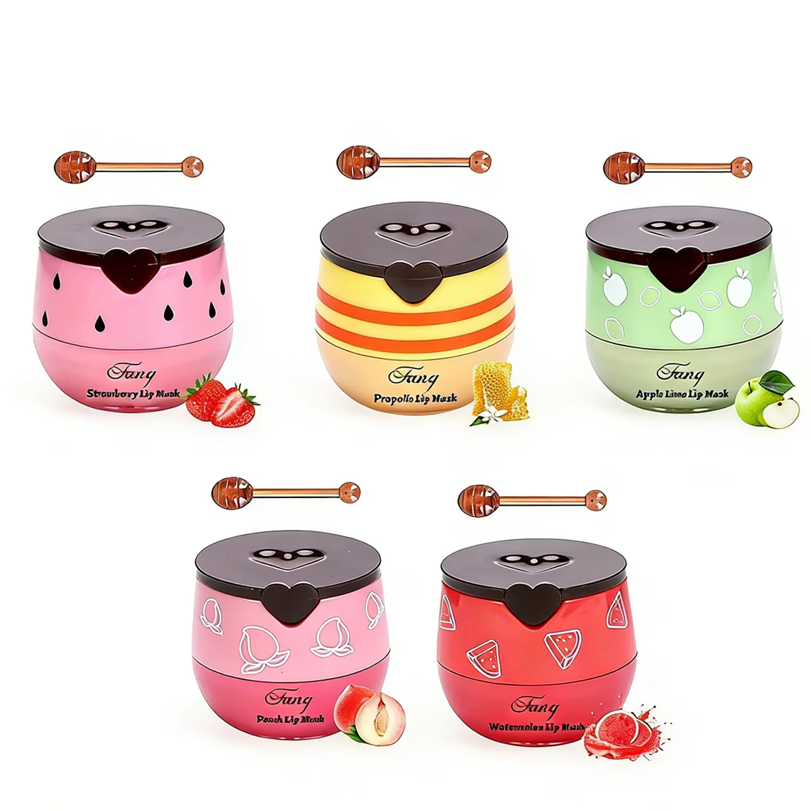 Propolis Lip Masker Hydraterende Reparerende Lippenbalsem Stick Vervagen Liplijnen Hydraterende Voedende Overnachting Voor Droge Gebarsten Lippenverzorging