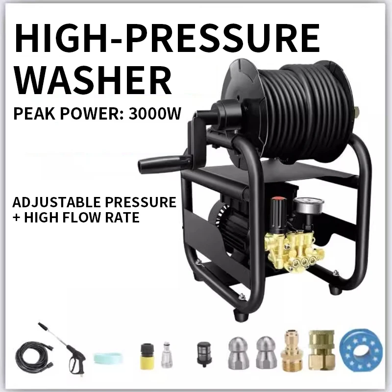 

Home-Use High-Pressure Cleaning and Drain Unclogging Machine Drain Unclogging Electric Flushing Machine for Pipes and Sewers