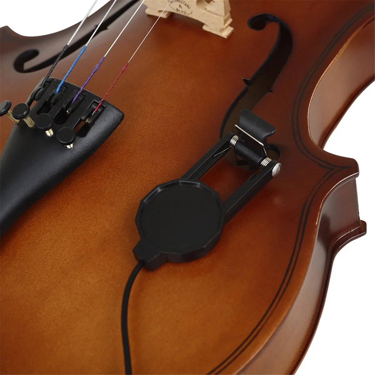 Violin Pickup Clip on Violin Piezo Pickup Microphone Pickup Guitar Sound Hole Pickup for Violin Guitar