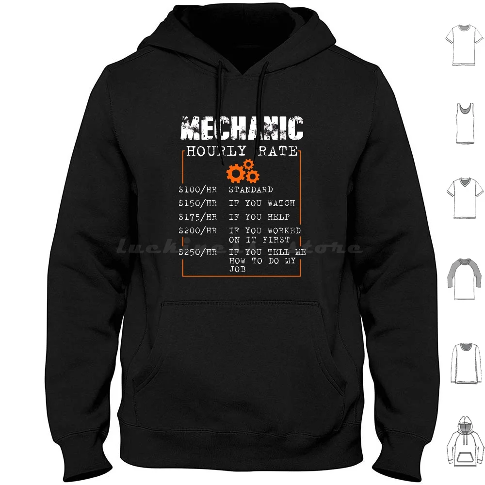 Mechanic Hourly Rate-4A Hoodies Long Sleeve Mechanic Hourly Rate Mechanic Hourly Rate Professional Yesterday Mechanic