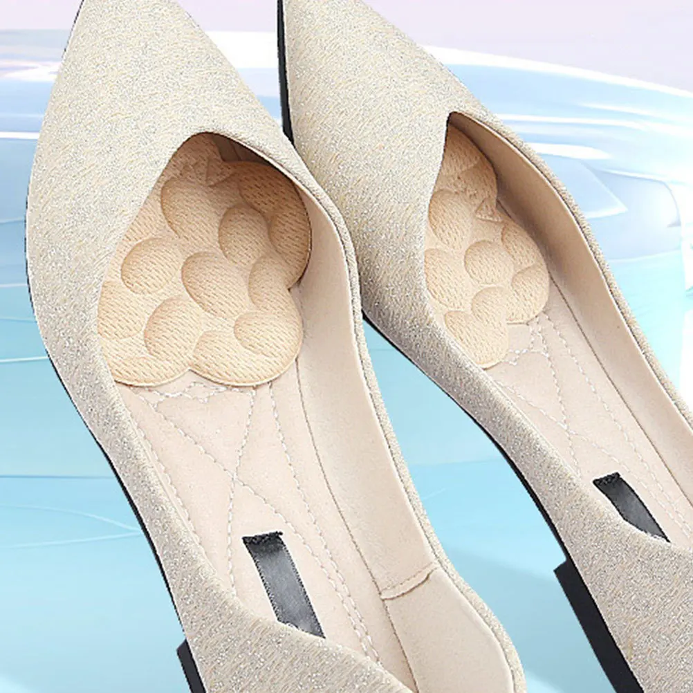 

2pcs Ball Of Foot Pads For Women Metatarsal Cushions High Heel Inserts Shock Absorbing Insoles Half Size Fit Reusable Heel