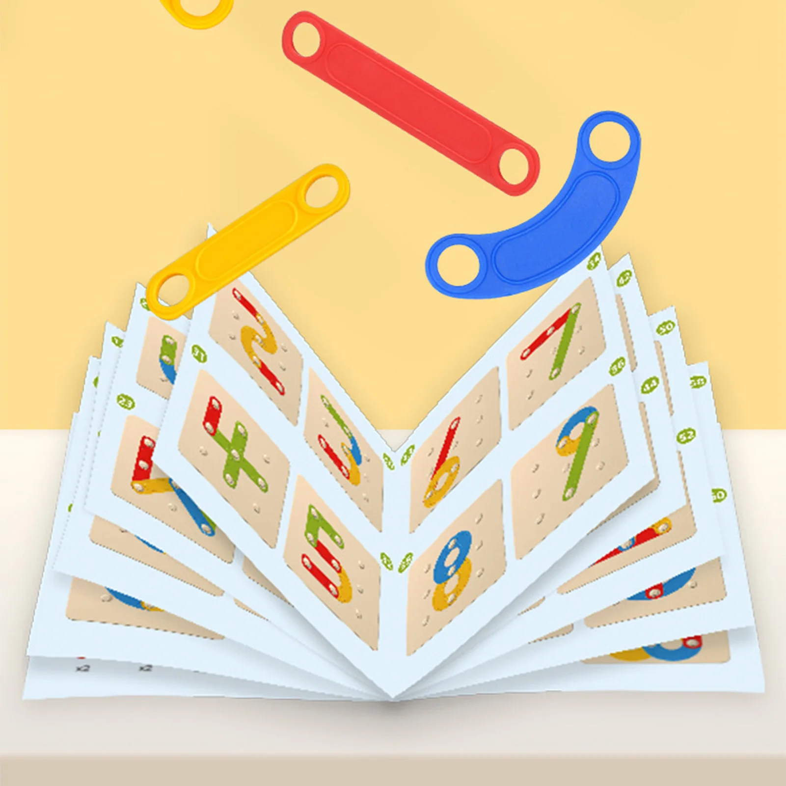 ألعاب تعليمية لفرز الأشكال، ألعاب أطفال مكدس هندسي آمن للأطفال من عمر 12 إلى 18 شهرًا #2