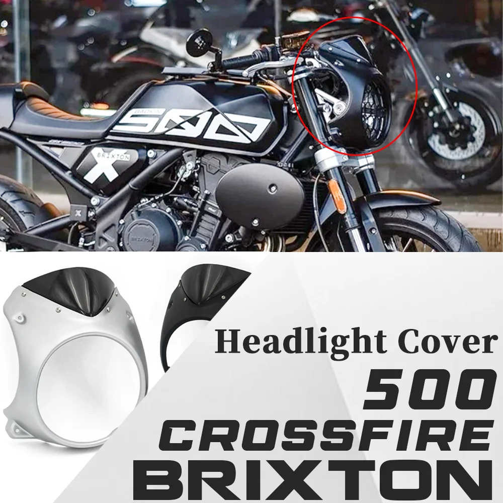 

GK500 headlight cover, fairing, rear cover, seat cover, hump cover, license plate separator for Brixton Crossfire 500