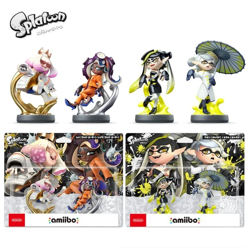 Nintendo Switch Pearl & Marina Side Order Paquete de 2, Callie & Marie Alterna Paquete de 2 figuras originales en stock ARTSWIFT