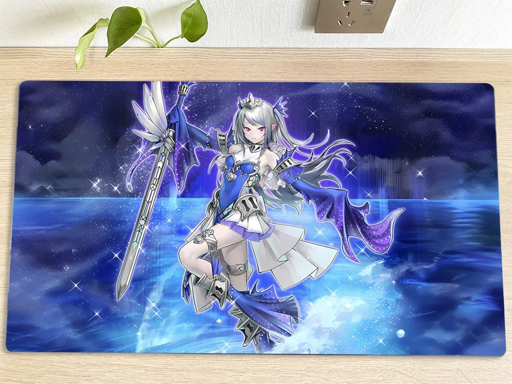 

YuGiOh Table Playmat Tearlaments Scheiren TCG CCG Mat Trading Card Game Mat Mouse Pad Gaming Play Mat Mousepad With Bag