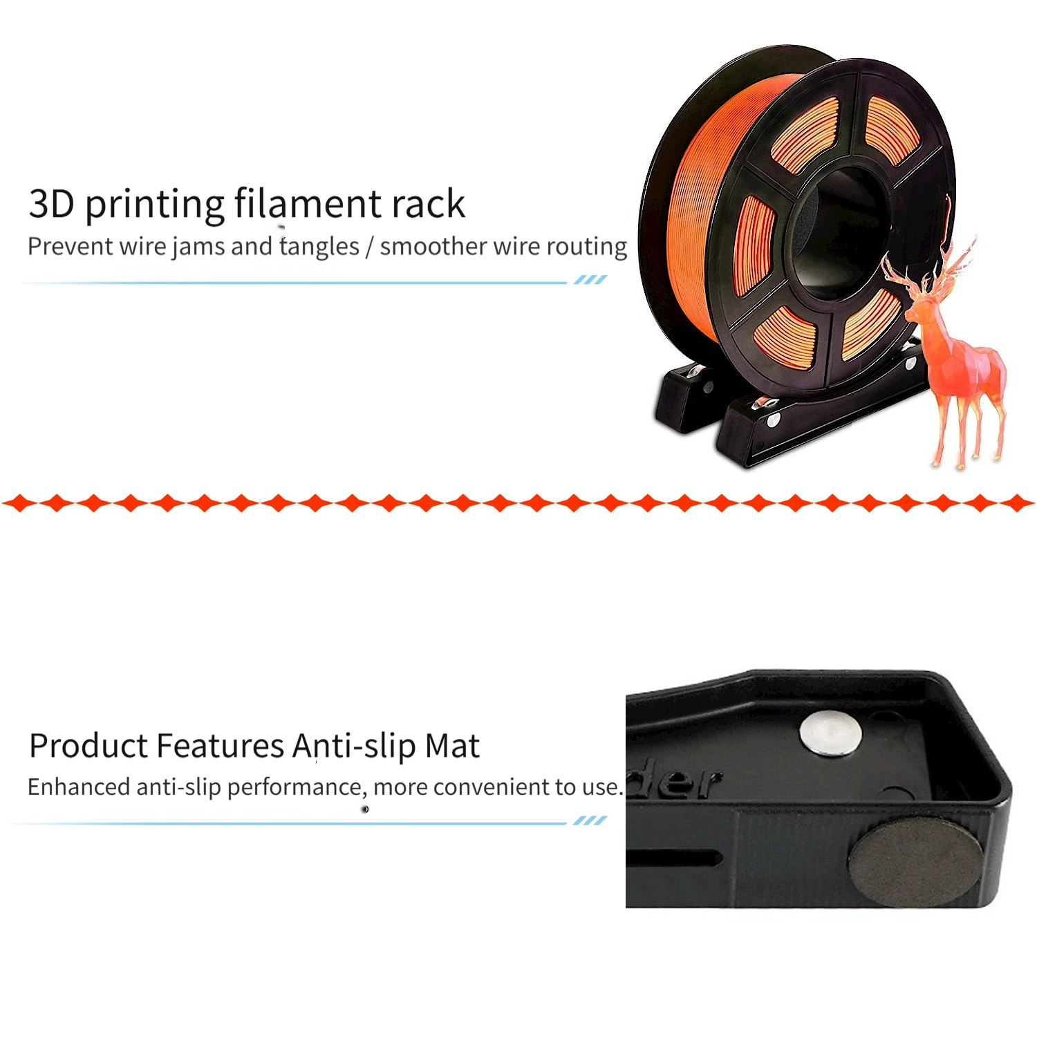 Satu Set Rak Spool Filamen ABS - Abs Filament Spool ulasan dan harga