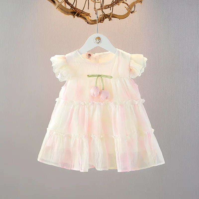 

Girls' Dress Summer 2025 New Fashionable, Unique and Beautiful Mermaid Children's Treasure Summer Dress