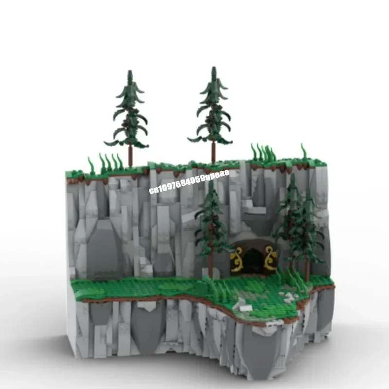 Nowa Sławna Seria Gier Zelda Ścieżka Do Starego Kempu Moc Widok Ulicy Model Puzzle DIY Kreatywne Pomysły Zabawki Prezenty Dla Dzieci