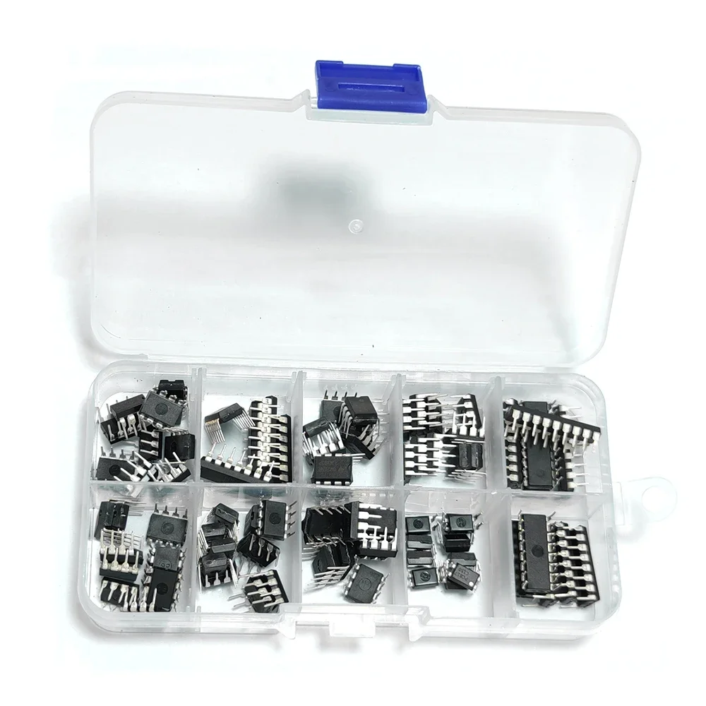 

85 pcs 10 IC chip combination kit DIP IC socket kit Single precision timer