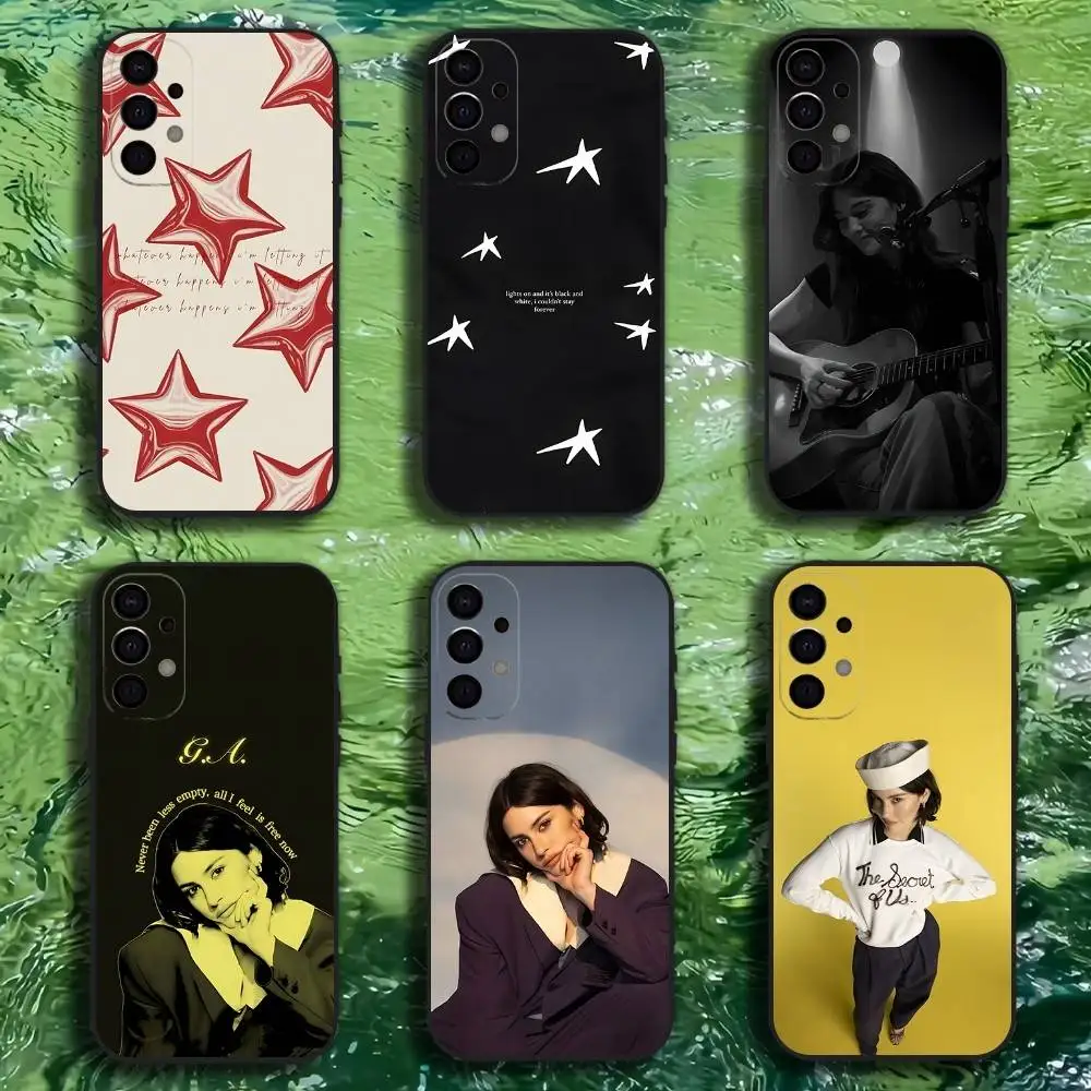 

G-Gracie Abrams Star Phone Case For Samsung S25,S24,S21,S22,S23,S30,Ultra,S20,Plus,Fe,Lite,Note,10,9,5G Black Cover