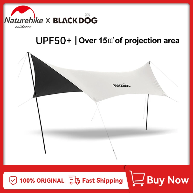 Blackdog Naturehike Outdoor Ultralight Awning Tent Beach UV-proof Waterproof Canopy Camping Hammock Sun Shelter Anti-tear Tarp