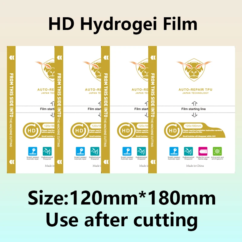 

Universal Flexible High-Quality HD Hydrogel Screen Protector - Cut by Cutter, Anti-Scratch, All Phone Models Compatible Hot Sale