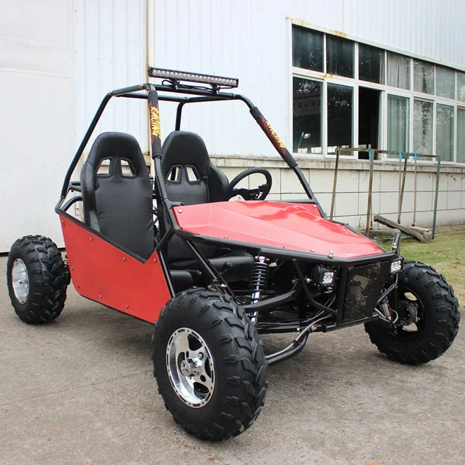 New Arrival Kandi 200cc Oil-Cooled ATV CVT LED Headlight CE Approved Sand Buggy Adults Carbon Fiber Plastic Off-Road Go Kart