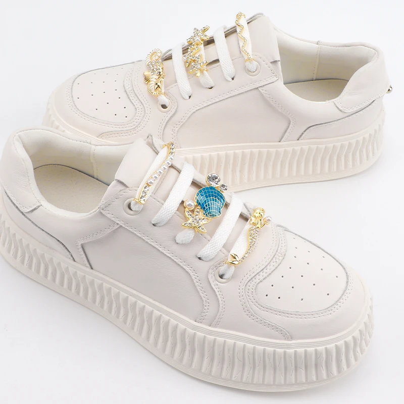 Luxury Shoelaces for Sneakers Decoration Clips Shoe Laces Shiny Rhinestones Shoe Charms Faux Jeweled Vintage Shoelace Decorative image 4