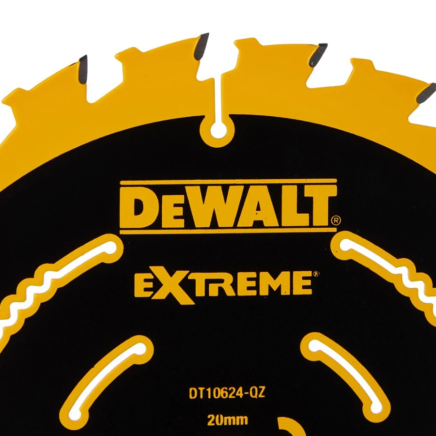DEWALT DT10624-QZ 1/3pcs 24T Construction Circular Saw Blade for Woodworking 165×20MM Multipurpose Power Tool Accessories