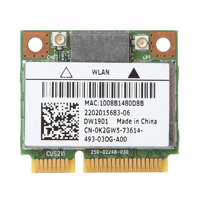 Card DW1901 AR5B22 2.4+5G Dual-Band Wireless Card 300M BT4.0