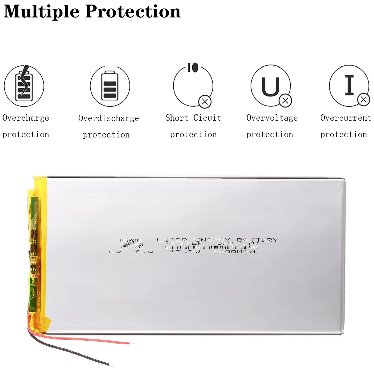 3285170 3.7V 6000mAh Liter energy battery Polymer Lithium ion Battery For Tablet PC 7 inch 8 inch 9inch Accumulator