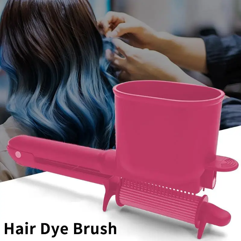 1Pc Smart Hair Coloring Tool Adjustable Flow Control Hair Dye & Bleaching Applicator Easy To Use Salon Home Hairdressing Tool