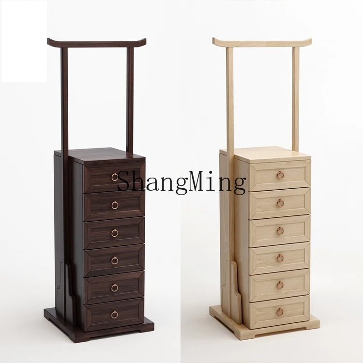 CL  solid wood four or five chest carrying box multi-functional coat rack bucket cabinet hotel furniture