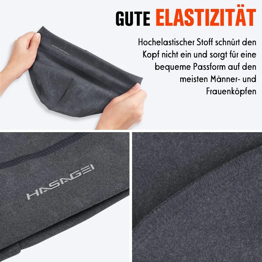 Topi Skull Caps Beanies untuk Pria dan Wanita, Topi Lari Elastis Termal, Topi Bersepeda Anti Angin, Pelapis Helm, Topi Beanie Lembut