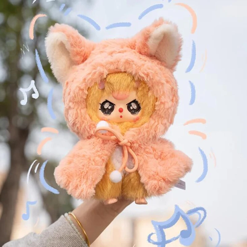 

Genuine Baby Three Blind Box New I'M Not A Warrior Series Plush Vinyl Doll Tide Play Figure Bag Pendant Decoration Kawaii Gifts