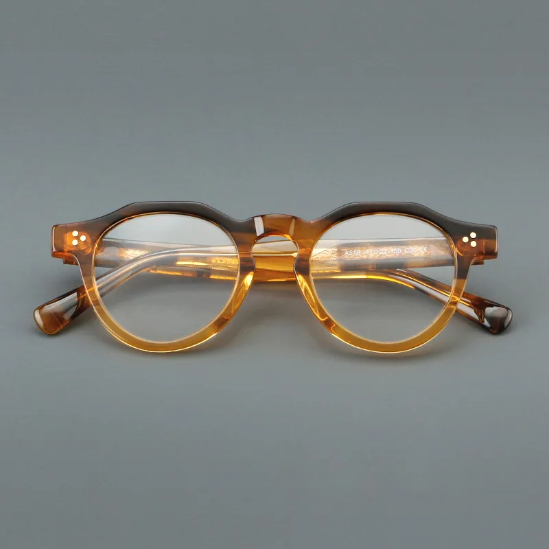 SZTZX Fashion Comfortable Prescription Glasses Anti Blue Light Luxury Durable Acetate Myopia Eyewear Progressive Reading Glasses