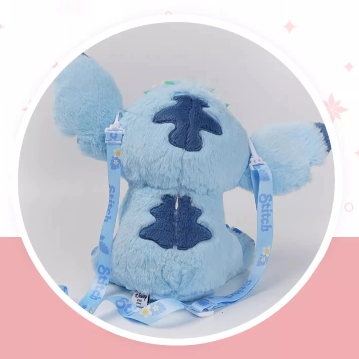 KAWAII Disney Plush Potdemiel Stitch Doll Anime Cartoon Plushies Stuffed Student Bag Pendant Keychain Accessories Birthday Gift