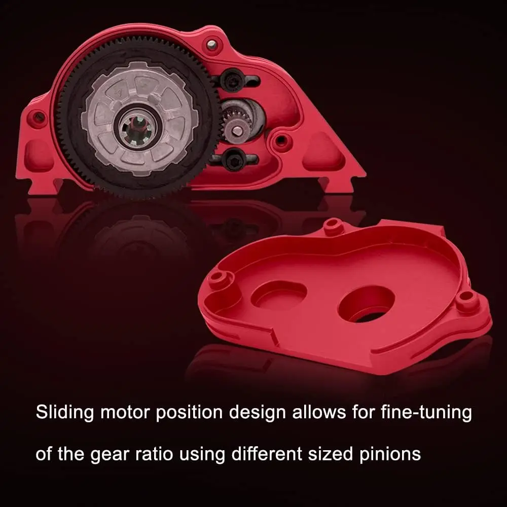 Esilun for Arrma 1/10 Motor Mount Gear Cover Set for Arrma 1/10 Senton 4X4 550 Typhon 4X4 550 Granite 4X4 550 RC Truck Parts