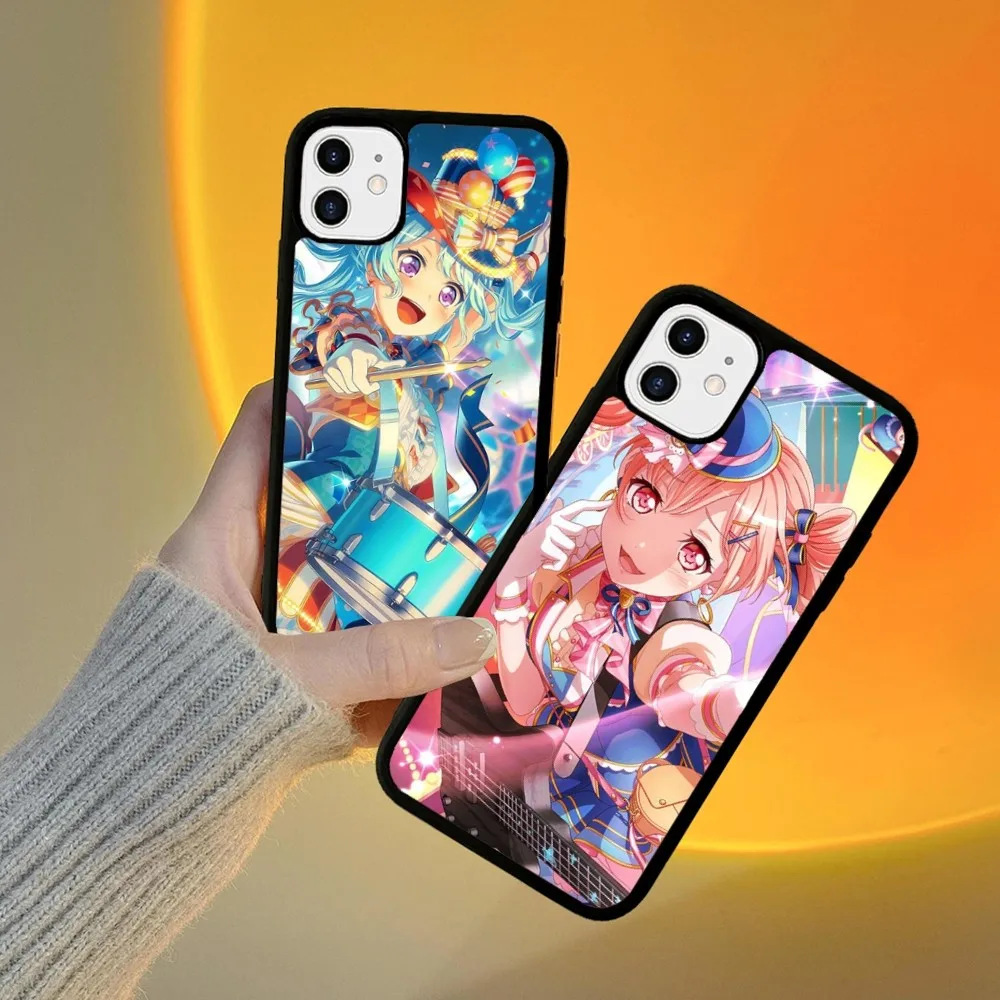 

BanG Dream Phone Case Silicone PC+TPU For For iPhone 11 12 13 14 15 16 Plus Pro Max Cover