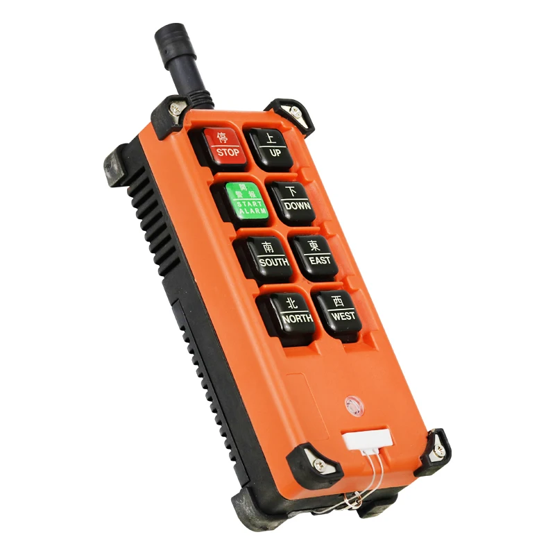 AC380V 8CH 433MHz FSK Universal Wireless Learning Code Transmitter and Receiver Industrial Remote Control For Crane Elevator