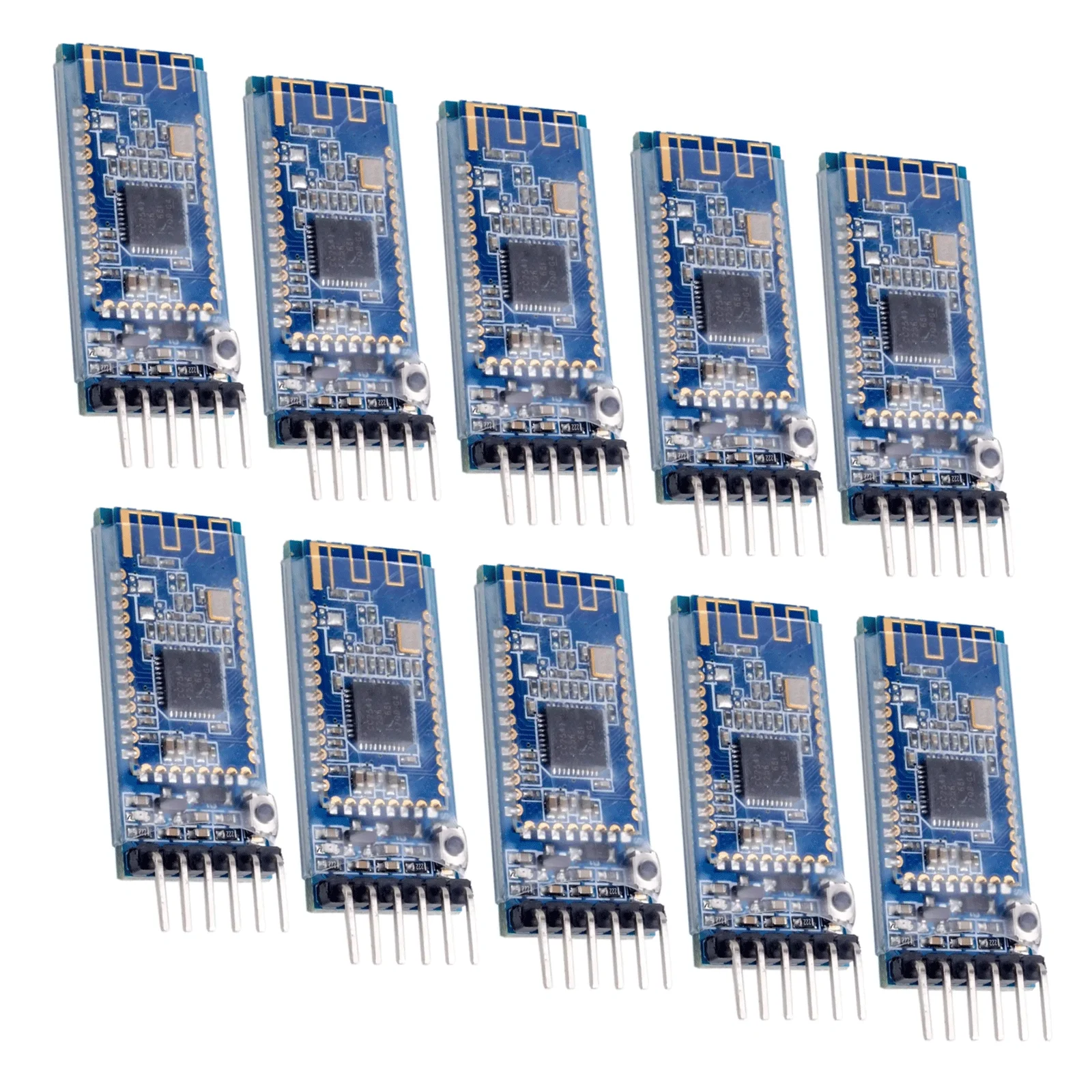 

10PCS BLE 4.0 Wireless Module Compatible with Android & iOS Devices, CC2541 Chip, 100m Range